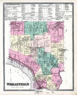 Wheatfield Township Ironton, Martinsville, Halls Station, St. Johnsburg, Bergholtz, Walmore, Shawnee P.O., Niagara and Orleans County 1875